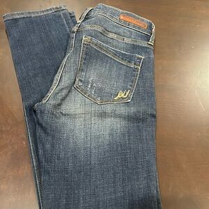 Express skinny mid rise jeans